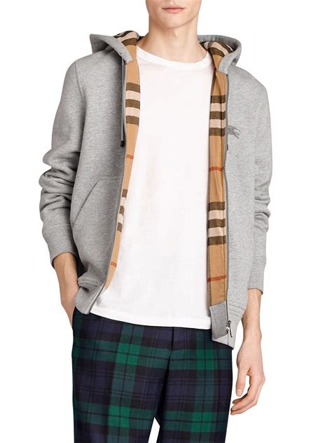 burberry hoodie mens replica|burberry men's half zip pullover.